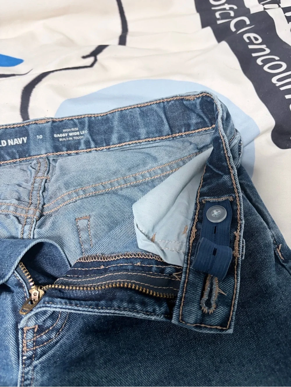 Old Navy Straight, high rise baggy wide leg